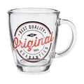 Taza Mug Original Transparente Vidrio (320 ml) (6 Unidades)