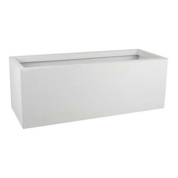 Macetero EDA Graphit Up Rectangular Blanco 79,5 x 29,5 x 29,5 cm