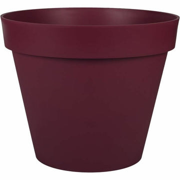 Maceta EDA Ø 41 cm Rojo Oscuro Plástico Redondo Moderno