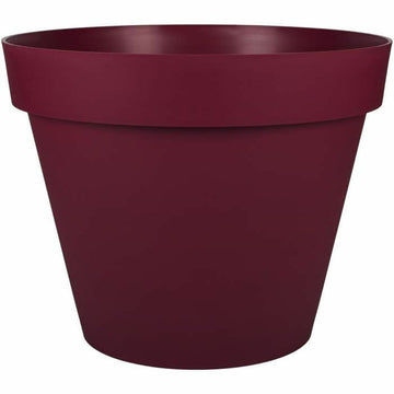 Maceta Ecolux Rojo Oscuro Ø 60 cm Plástico Redondo Moderno