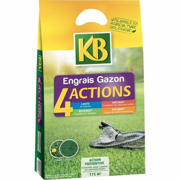 Fertilizante para plantas KB Césped 4 en 1 280 m² 7 kg