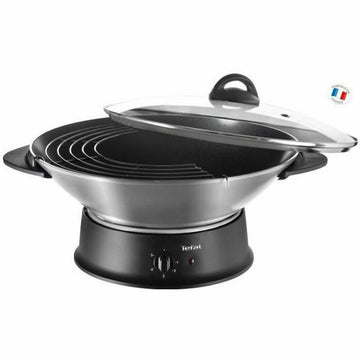 Sartén Wok Tefal WO3000 Negro Aluminio 1200 W