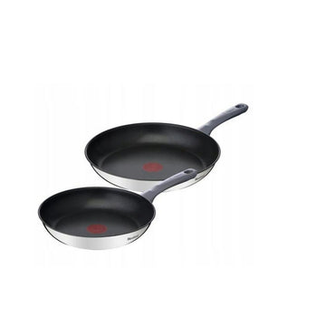 Sartén Tefal G7132S55 Negro Acero Acero Inoxidable Ø 24 cm Ø 28 cm