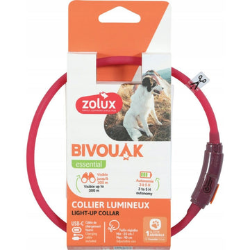 Collar para Perro Zolux BIVOUAK LED Rojo 40 cm 20 cm