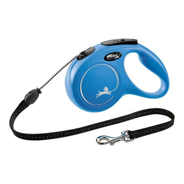 Correa para Perro Flexi NEW CLASSIC 8 m Azul Talla S