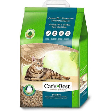 Arena para Gatos Cat's Best Sensitive Madera 20 L