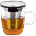 Taza con Filtro para Infusiones Melitta Cilia Transparente Acero Inoxidable 400 ml