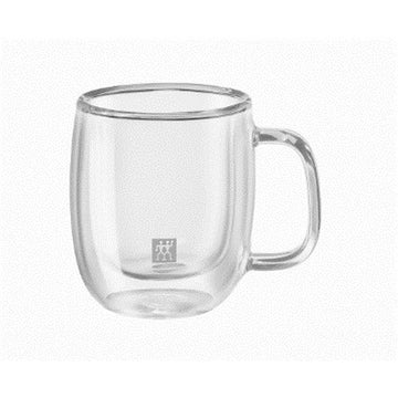 Juego de 2 Tazas de Café Zwilling 39500-110 Vidrio de Borosilicato 80 ml Transparente 2 Piezas (2 Unidades)