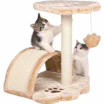 Árbol rascador para gatos Trixie Vitoria Beige 43 cm Felpa Sisal