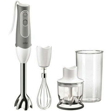 Batidora de Mano Braun MQ 525 Omelette Gris Blanco/Gris 600 W