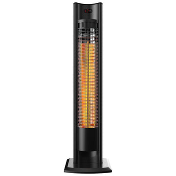 Calefactor Activejet Activejet APH-CS2000 Acero Exterior Negro 2000 W