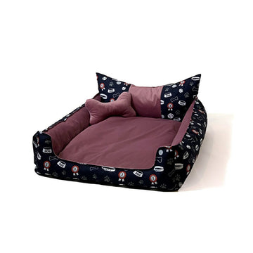 Cama para mascota GO GIFT XXL Rosa 110 x 12 x 90 cm