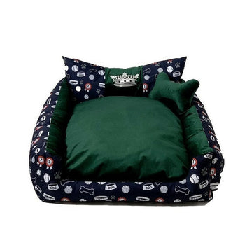 Cama para mascota GO GIFT XL Verde 100 x 38 x 80 cm