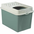 Arenero para Gatos Rotho My Pet BERTY 57 x 40 x 33 cm Blanco/Verde