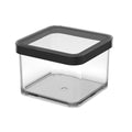 Cubo contenedor Rotho Negro Transparente Plástico