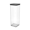 Cubo contenedor Rotho Negro Transparente Silicona Plástico