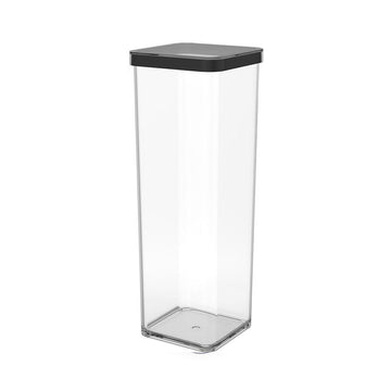 Cubo contenedor Rotho Negro Transparente Silicona Plástico