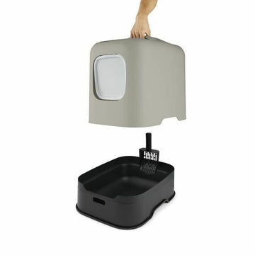 Arenero para Gatos Rotho CAPUCCINO Plástico Beige