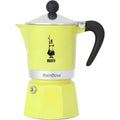 Cafetera Italiana Bialetti Primavera Amarillo Aluminio 270 ml 6 Tazas