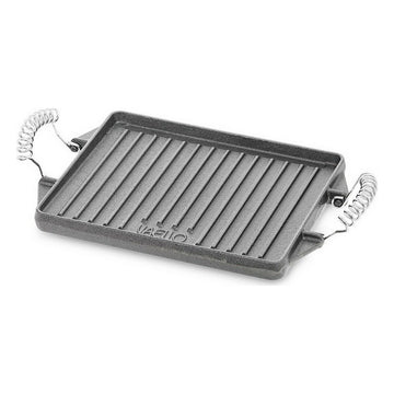 Plancha Grill Vaello Rectangular Gris Hierro Fundido (27 x 21 cm)