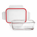 Recipiente Conservador de Alimentos Ibili 754709 Vidrio de Borosilicato 900 ml 13,5 x 18,2 x 6,3 cm