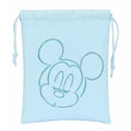 Bolsito de Merienda Mickey Mouse Baby Azul claro Poliuretano 20 x 25 cm