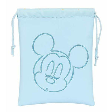 Bolsito de Merienda Mickey Mouse Baby Azul claro Poliuretano 20 x 25 cm