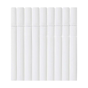 Cañizo Nortene Plasticane Oval 1 x 3 m Blanco PVC