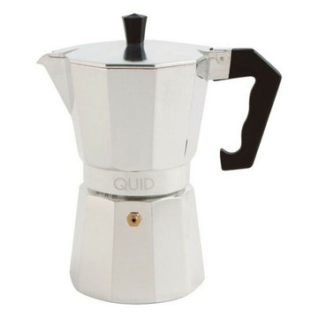 Cafetera Italiana Quid Cesena Acero Metal Baquelita 12 Tazas