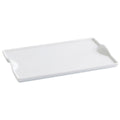 Bandeja de Aperitivos Quid Gastro Fun Blanco Cerámica 25,5 x 15,5 cm (6 Unidades) (Pack 6x)