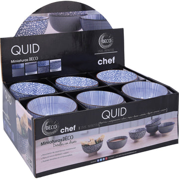 Bol Quid Chef Cerámica Multicolor (11 cm) (Pack 24x)