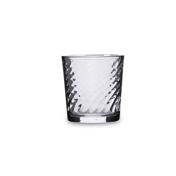 Set de Vasos Quid Twist Transparente Vidrio 260 ml (6 Unidades)