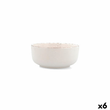 Cuenco Quid Duna Beige Cerámica 15 x 15 cm (6 Unidades)