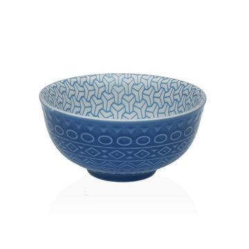 Bol para Aperitivos Versa Azul Cerámica Porcelana 12,3 x 5,8 x 12,3 cm