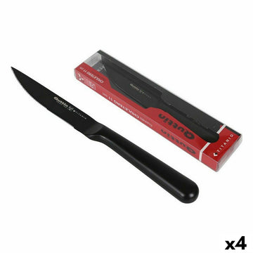 Cuchillo para Chuletas Quttin   Titanio 12 cm (4 Unidades)