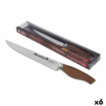 Cuchillo para Carne Quttin Legno Acero Inoxidable 20 cm (6 Unidades)