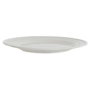 Plato Llano DKD Home Decor Blanco Porcelana 27 x 27 x 2 cm