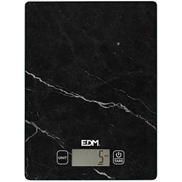 Báscula de Cocina EDM Negro 5 kg (14 x 19.5 cm)