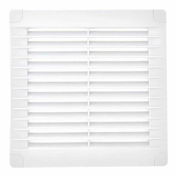 Rejilla de ventilación EDM 87702 Blanco 15 x 15 cm