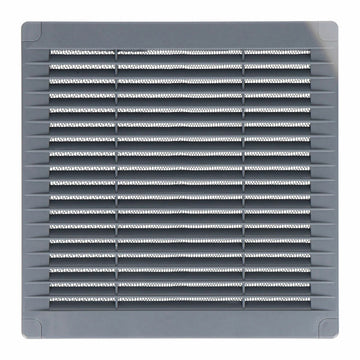 Rejilla de ventilación EDM 87705 Gris 20 x 20 x 0,7 cm Mosquitera