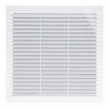 Rejilla de ventilación EDM 87706 Blanco 25 x 25 x 0,7 cm Mosquitera