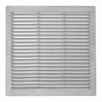 Rejilla de ventilación EDM 87707 Gris 25 x 25 x 0,7 cm Mosquitera