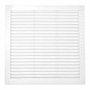 Rejilla de ventilación EDM 87708 Blanco 30 x 30 x 0,7 cm Mosquitera