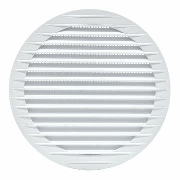 Rejilla de ventilación EDM 87721 Blanco Ø 15 cm