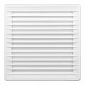 Rejilla de ventilación EDM 87724 Blanco 17 x 17 x 1,15 cm Mosquitera