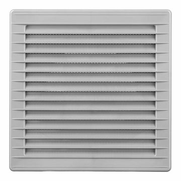 Rejilla de ventilación EDM 87725 Gris 17 x 17 x 1,15 cm Mosquitera