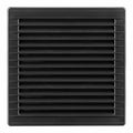 Rejilla de ventilación EDM 87726 Antracita 17 x 17 x 1,15 cm Mosquitera