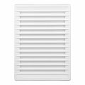 Rejilla de ventilación EDM 87733 Blanco 13,7 x 20,7 cm Mosquitera