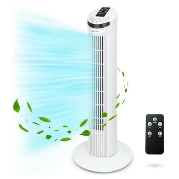 Ventilador Torre Grunkel Blanco Negro 55 W