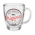 Taza Mug Original Transparente Vidrio 320 ml